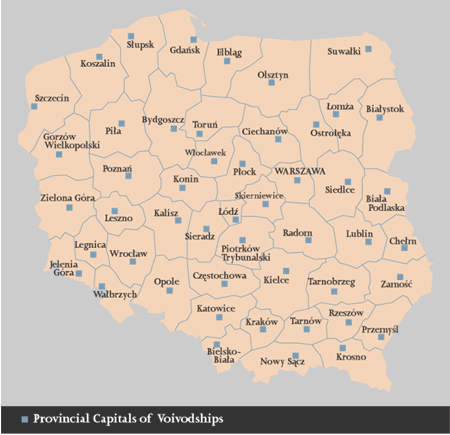 Poland's Administrative Districts: 1975-1998